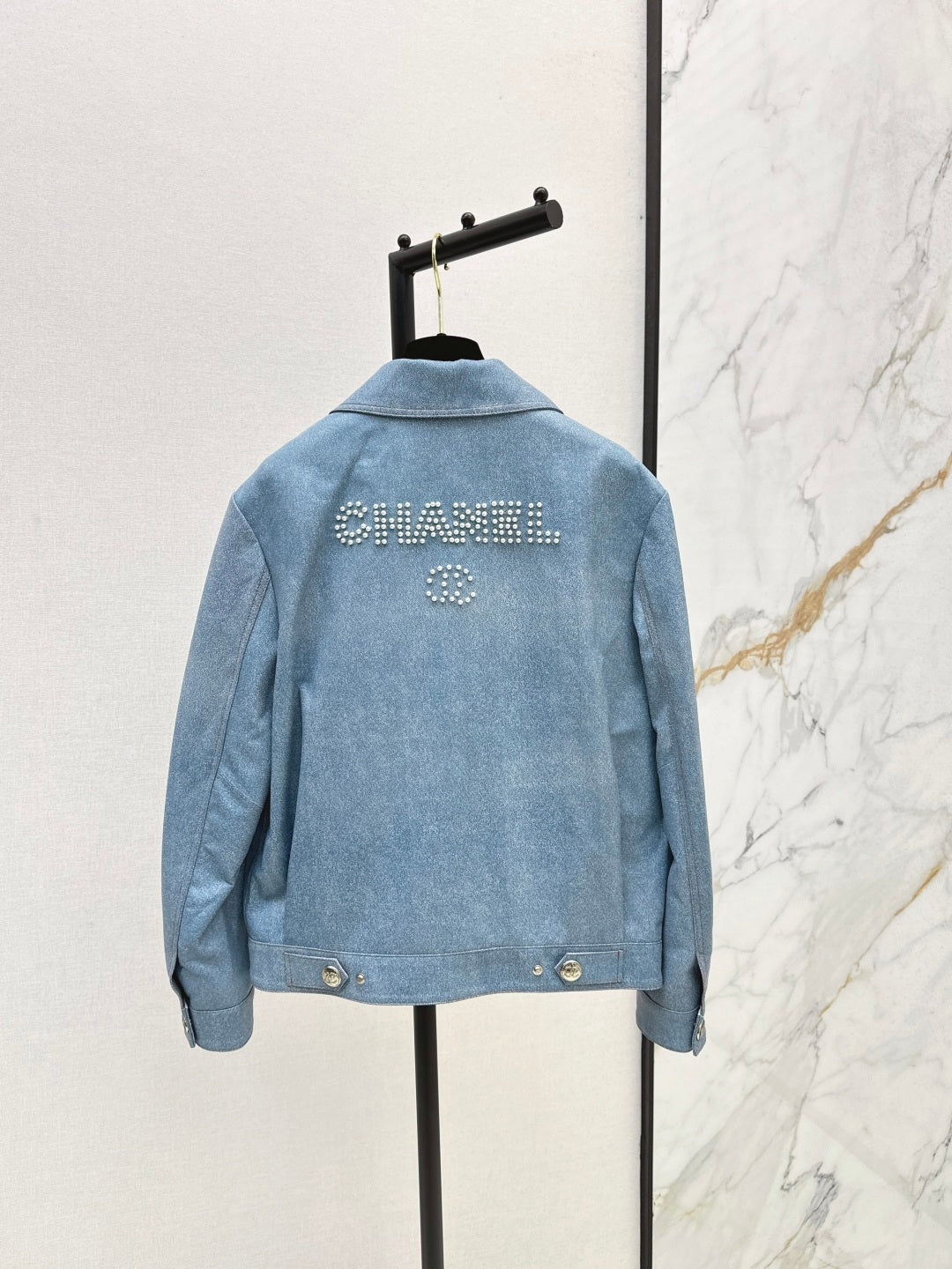 Chan 25fw leather jacket