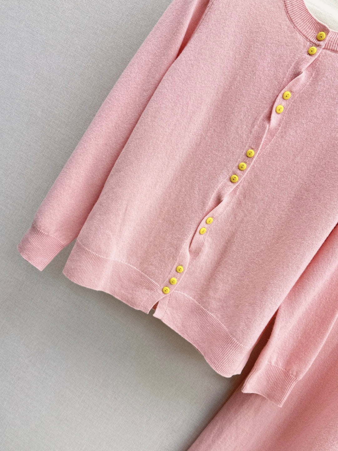 Chan 25fw knitted suit