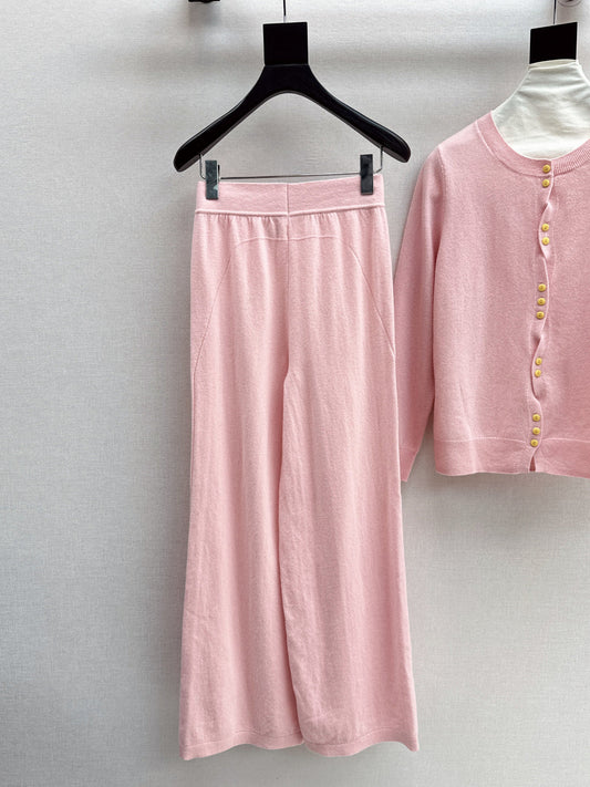 Chan 25fw knitted suit