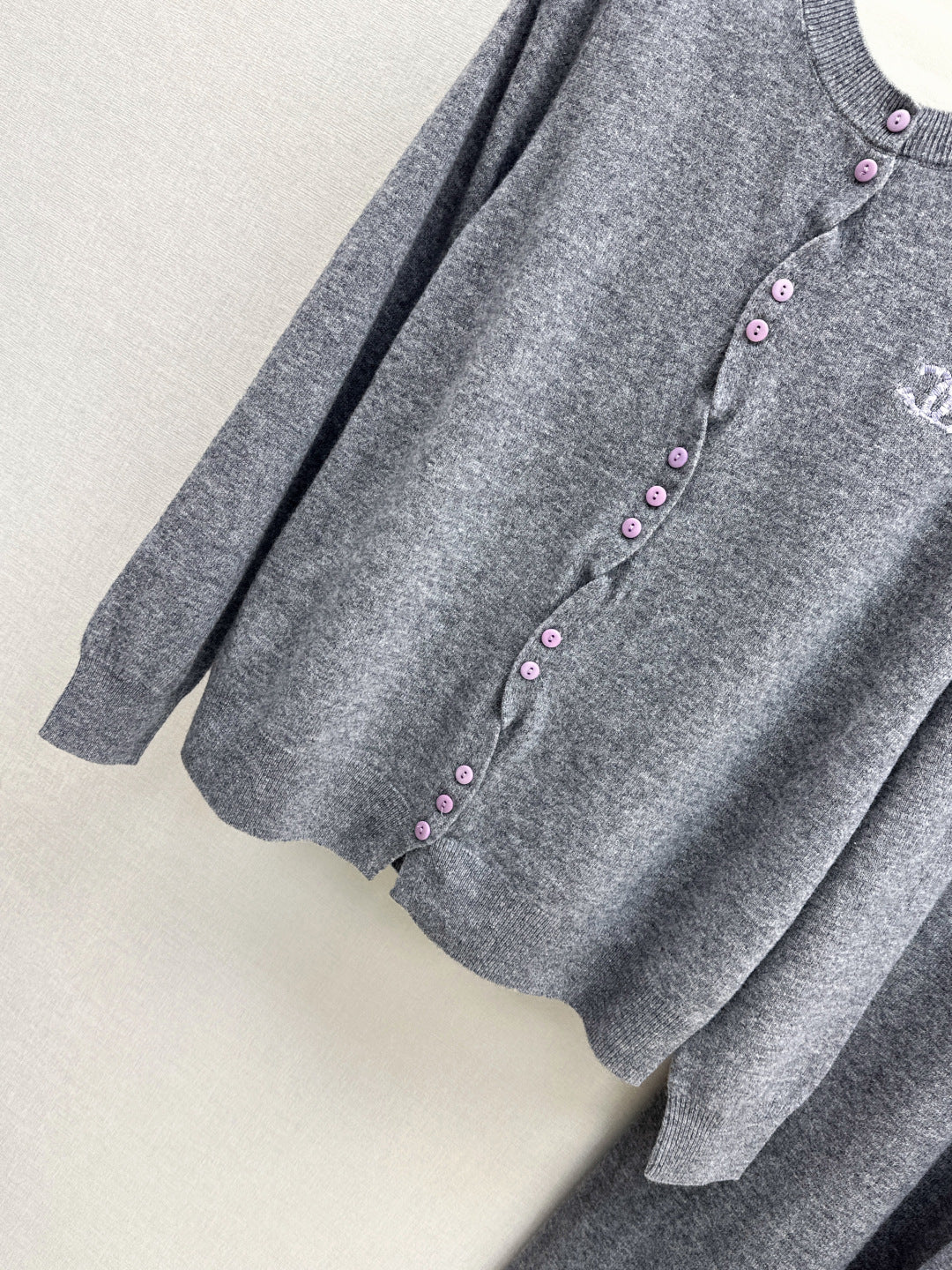Chan 25fw knitted suit