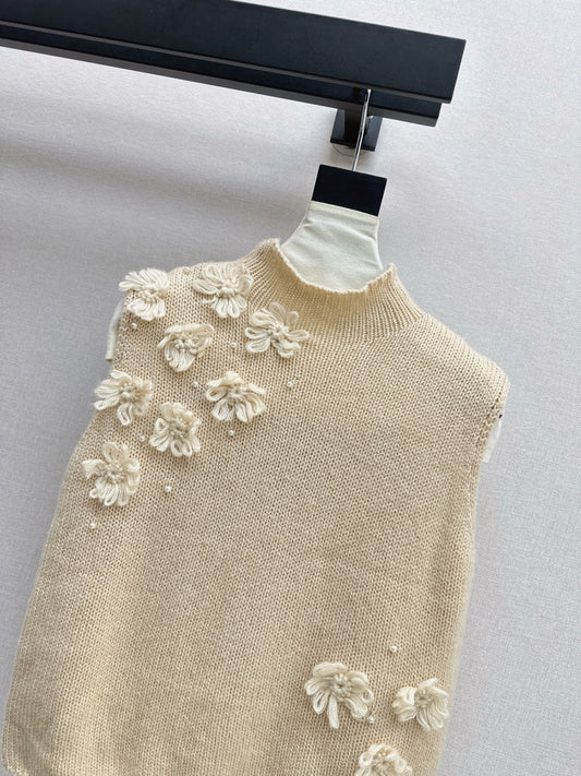 Chan 25fw knitted vest