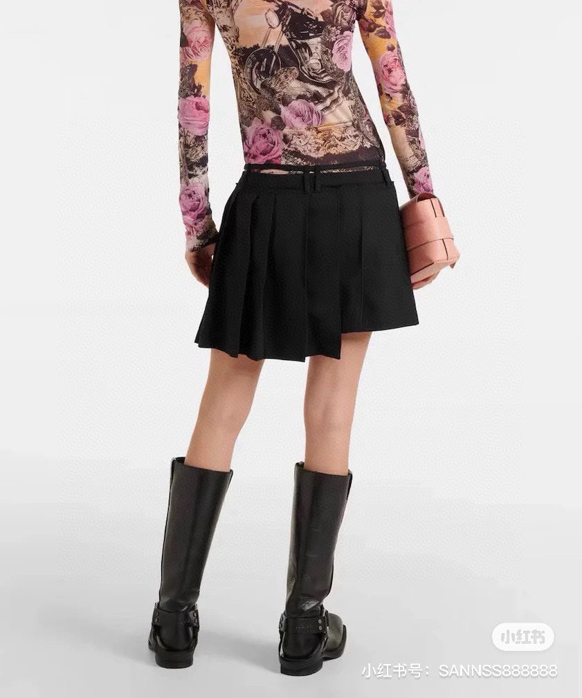 Acn 25fw pleated skirts