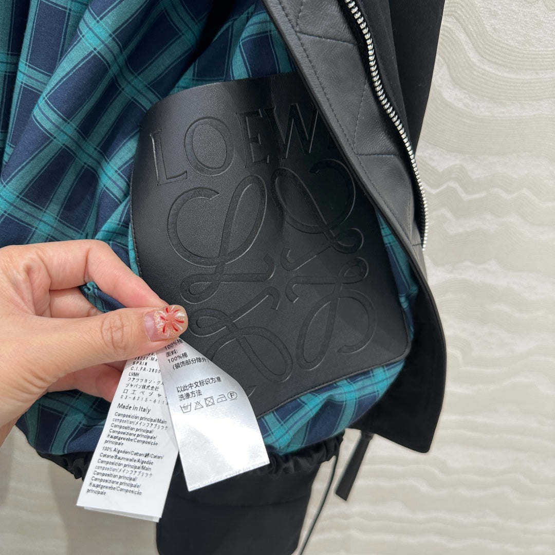 Loe 25fw splicing jacket