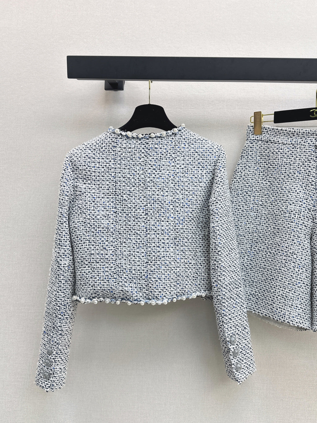 Chan 25fw beaded suit