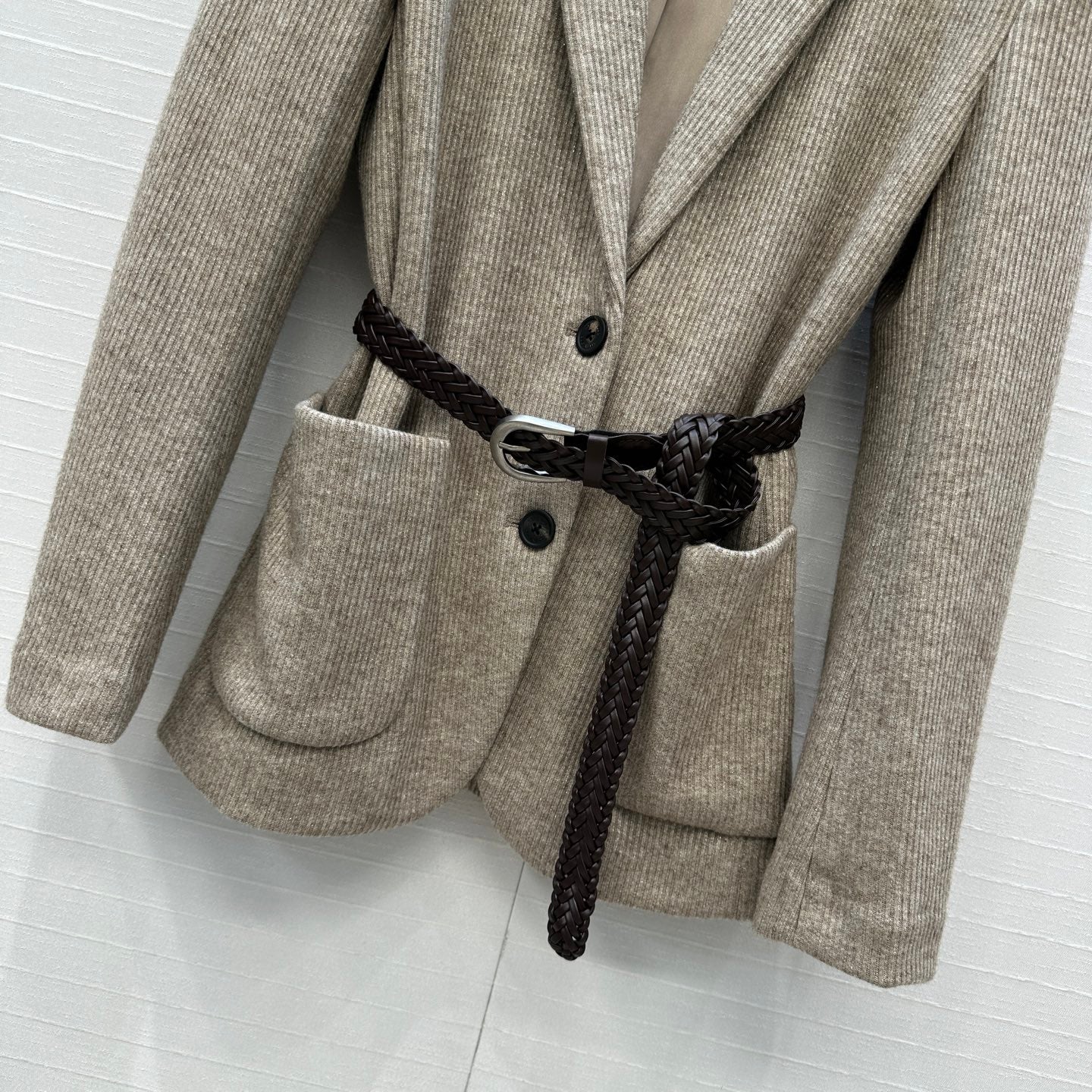 Brune 25fw knitted jacket