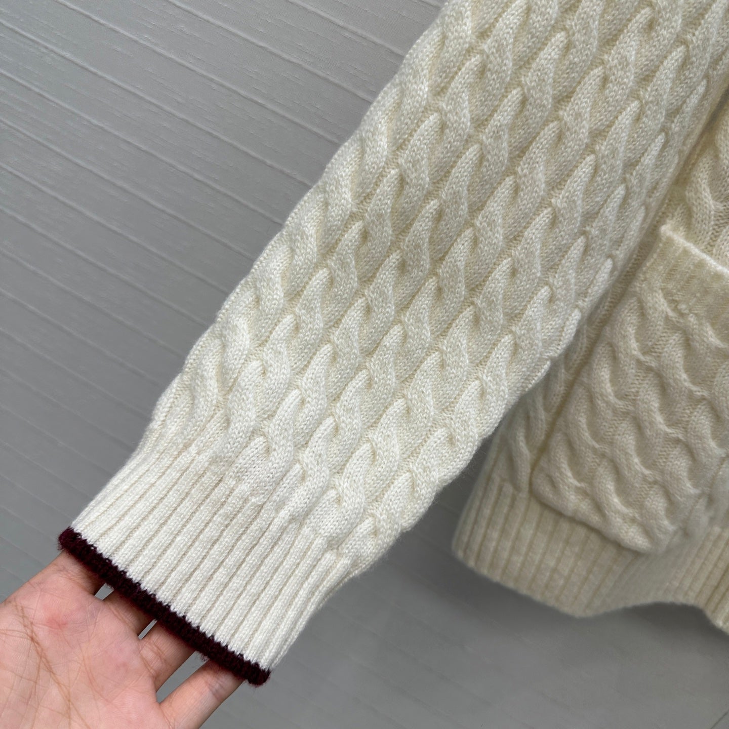 Brune 25fw knitted cardigan