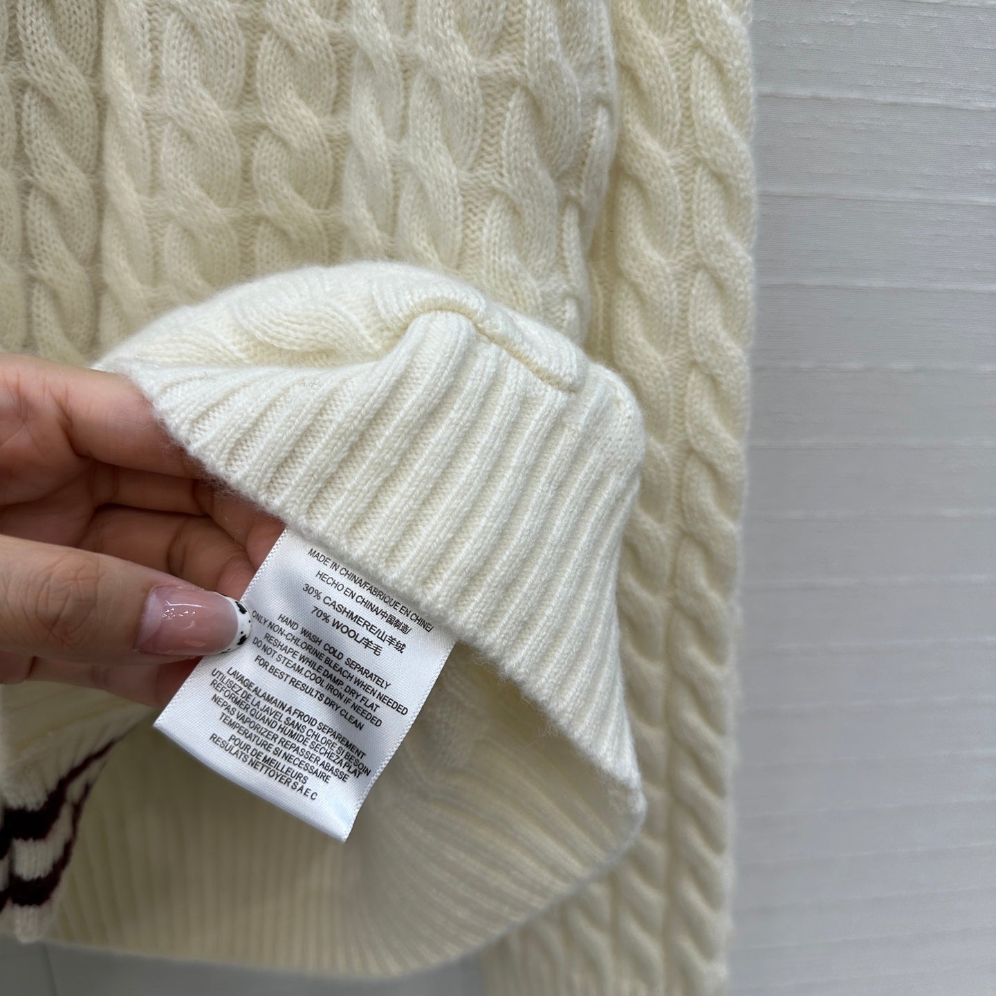 Brune 25fw knitted cardigan