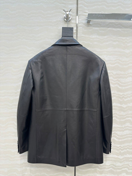 Saint 25fw leather jacket