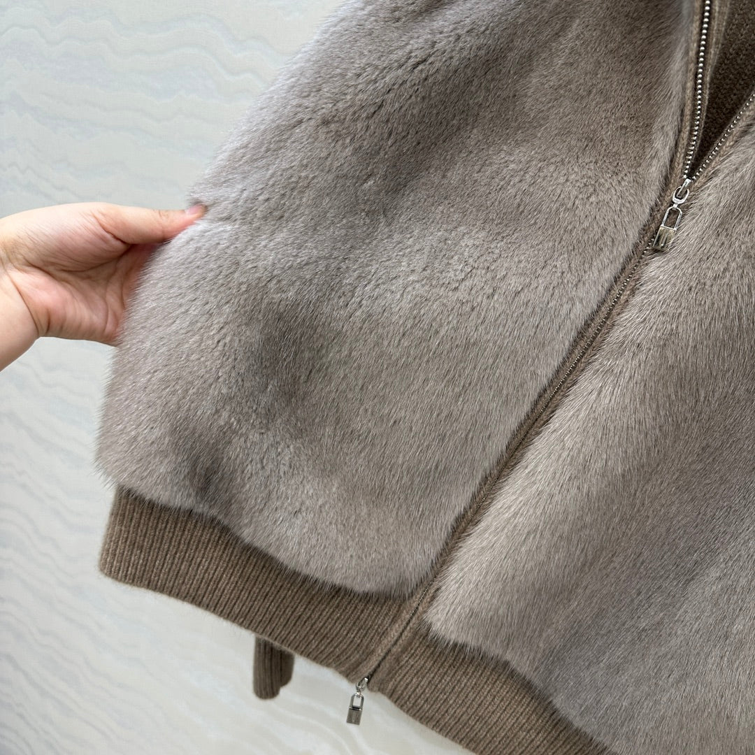 Loro 25fw mink jacket