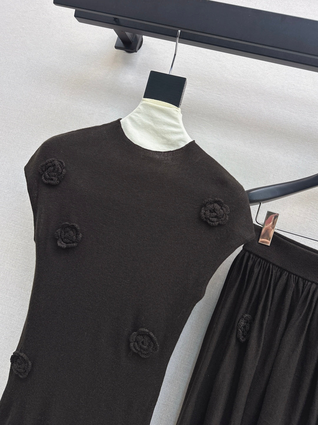 Chan 25fw knitted suit