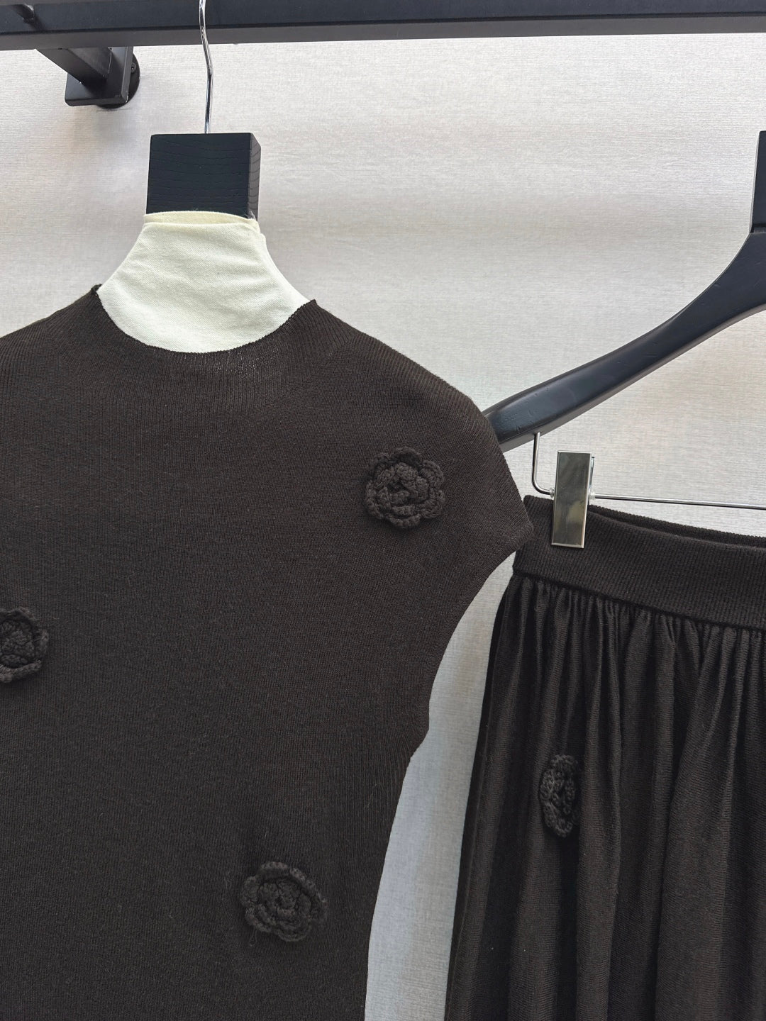 Chan 25fw knitted suit