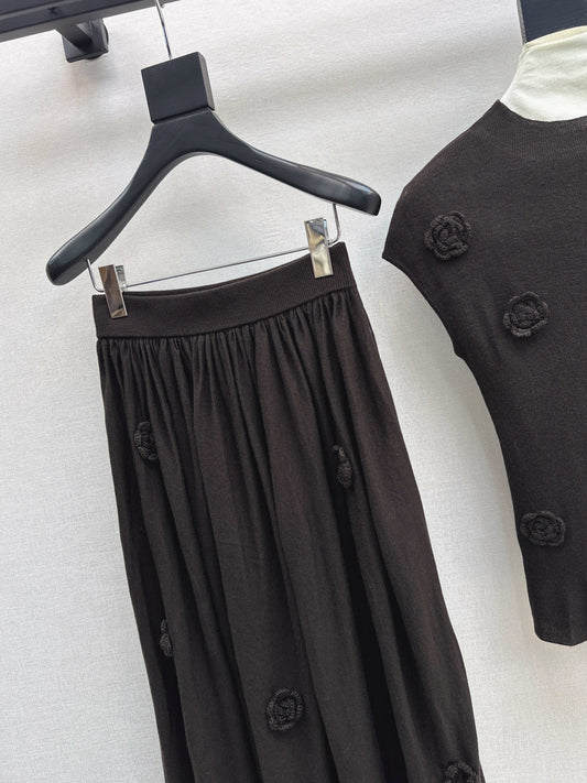 Chan 25fw knitted suit