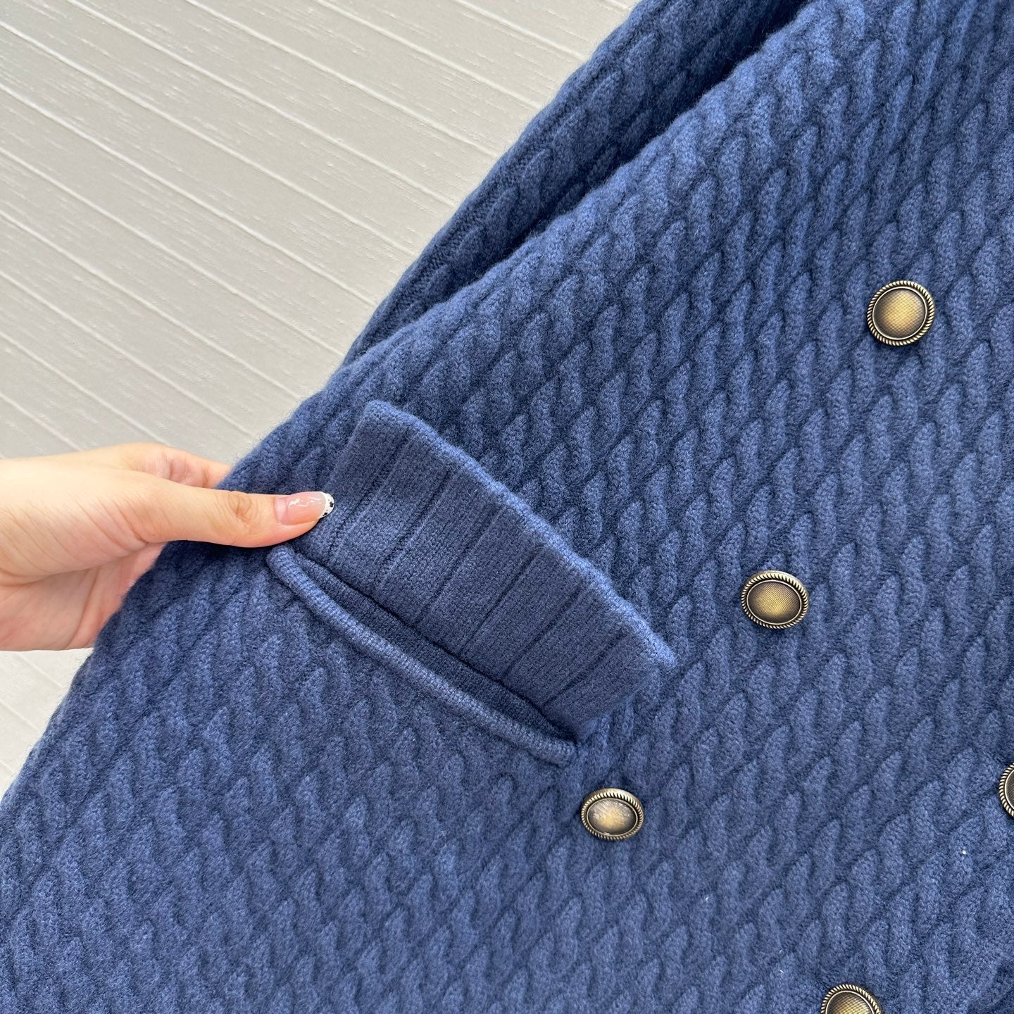 Brune 25fw knitted jacket