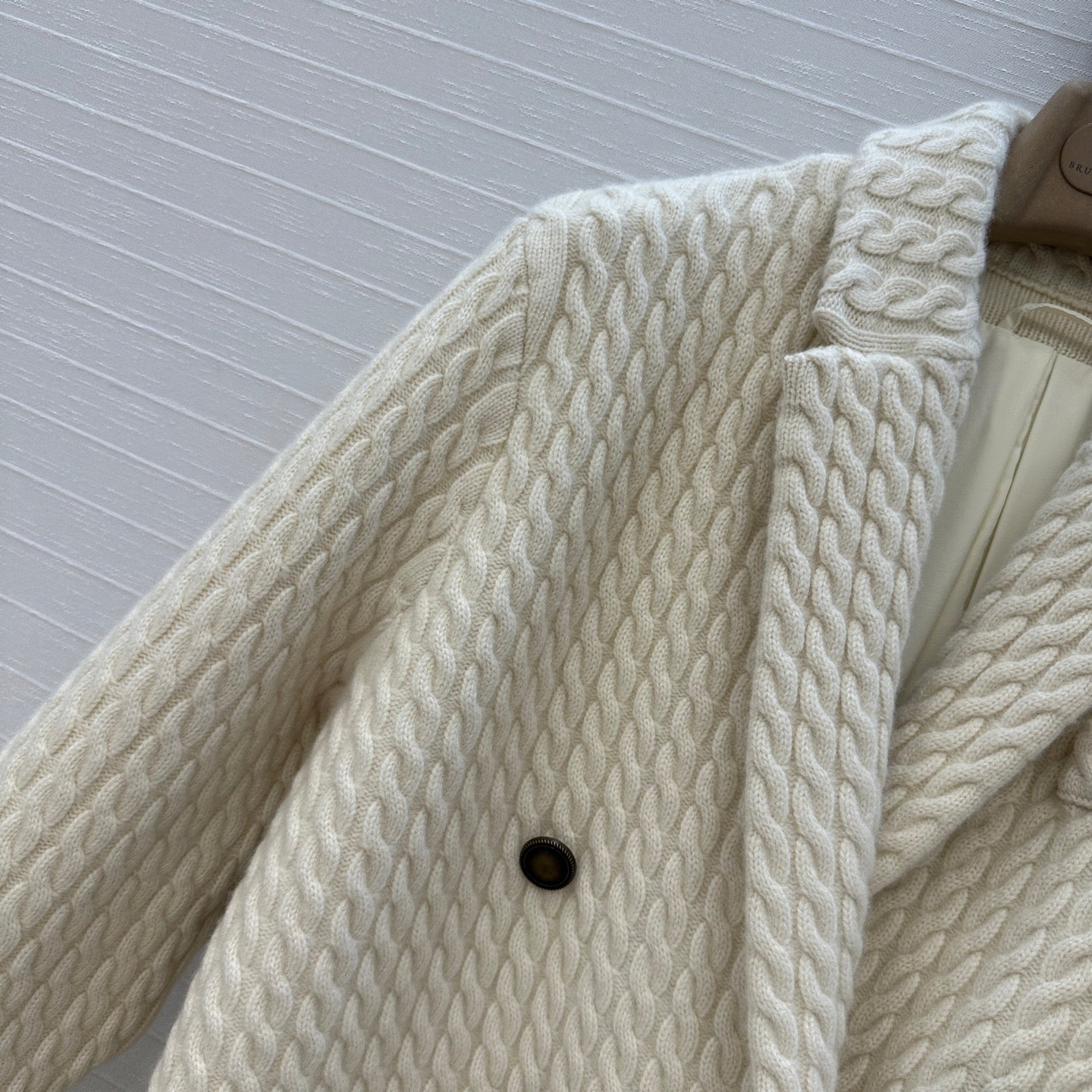 Brune 25fw knitted jacket