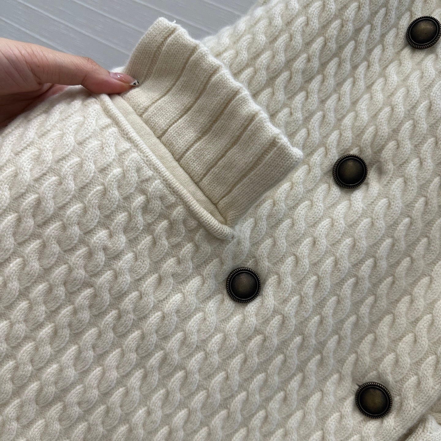 Brune 25fw knitted jacket