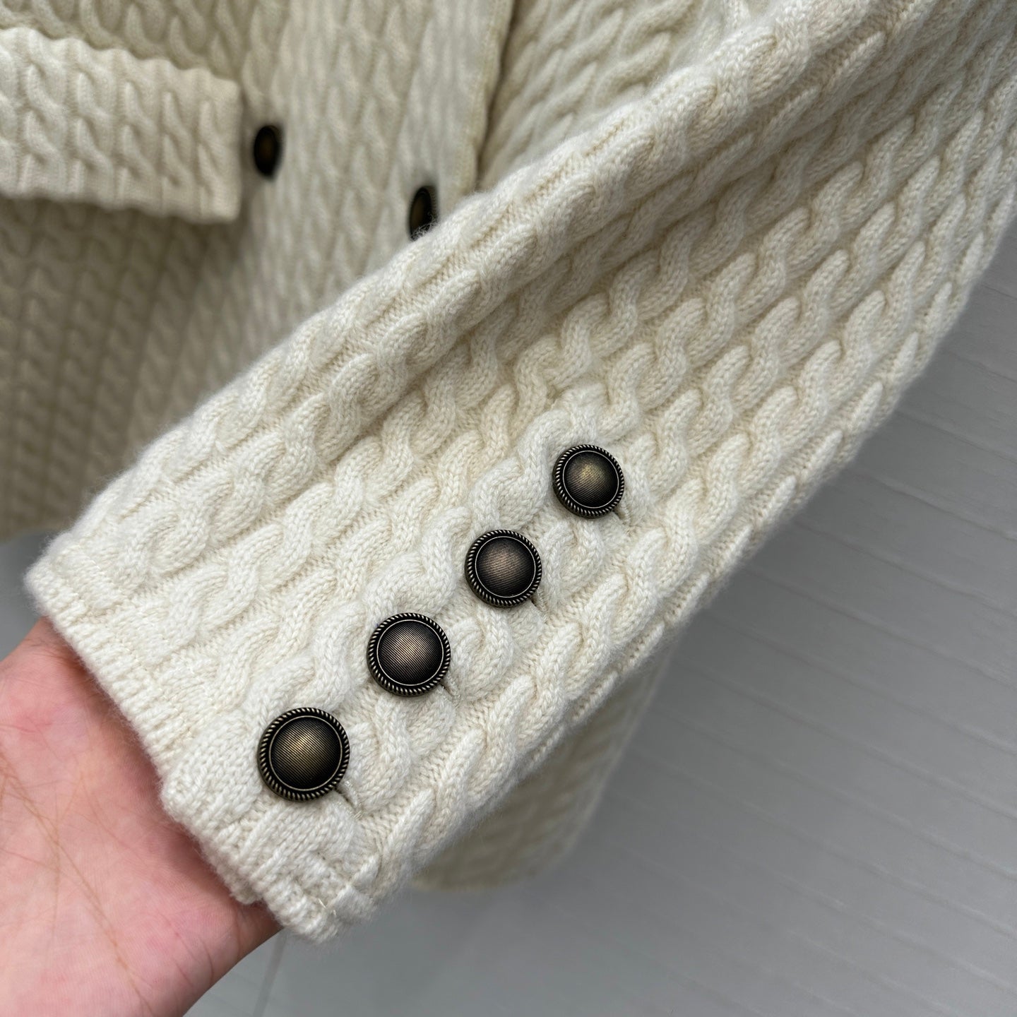 Brune 25fw knitted jacket