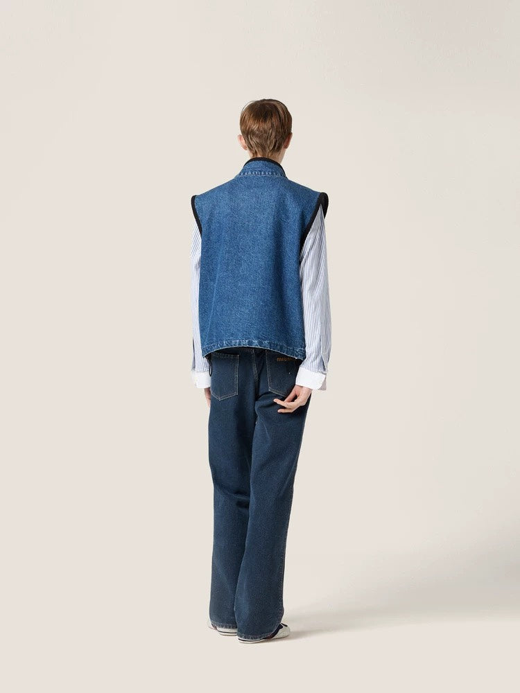 Miu 25fw denim vest