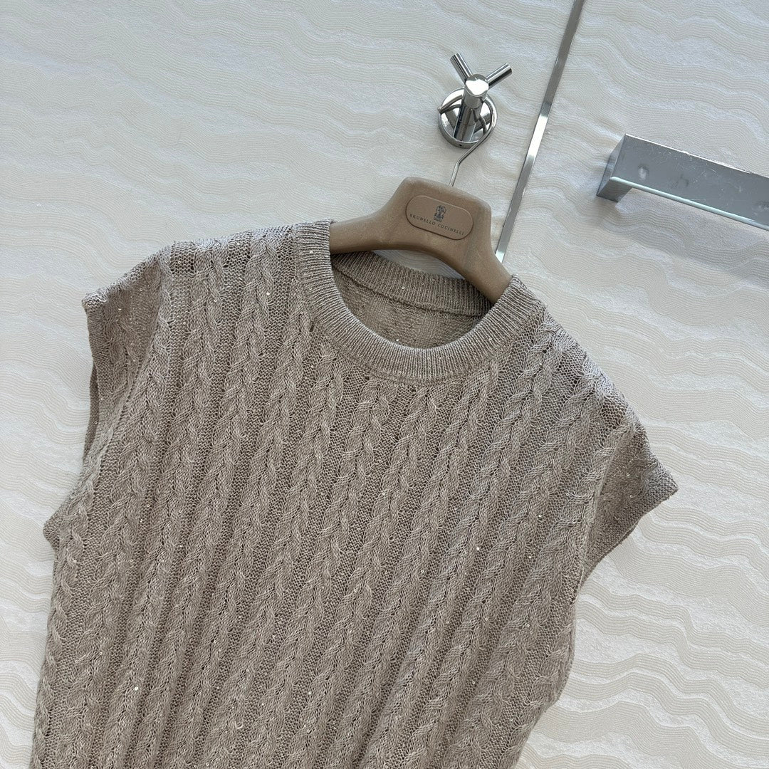 Brune 25fw knitted vest