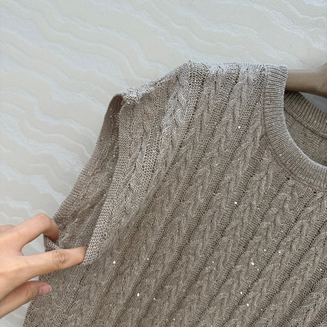 Brune 25fw knitted vest
