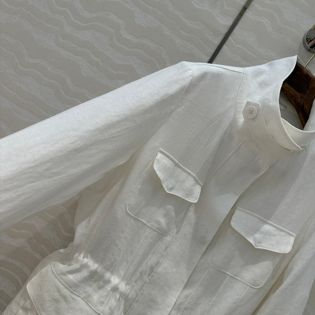 Loro 25fw linen jacket