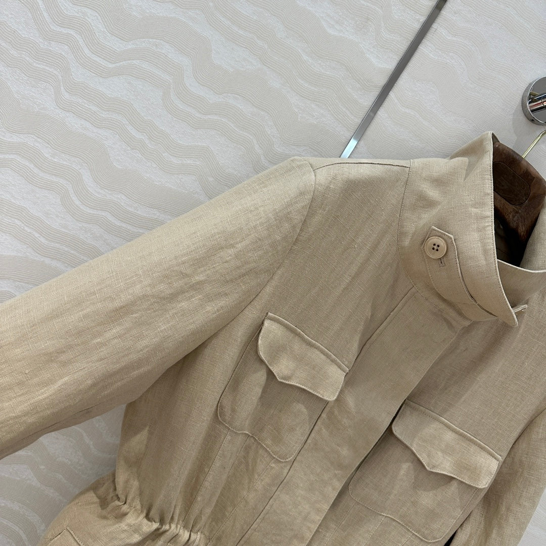 Loro 25fw linen jacket