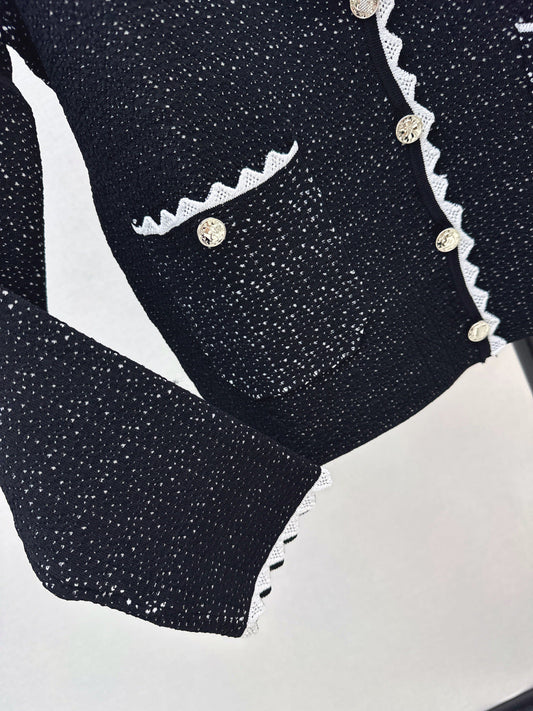 Chan 25fw knitted jacket