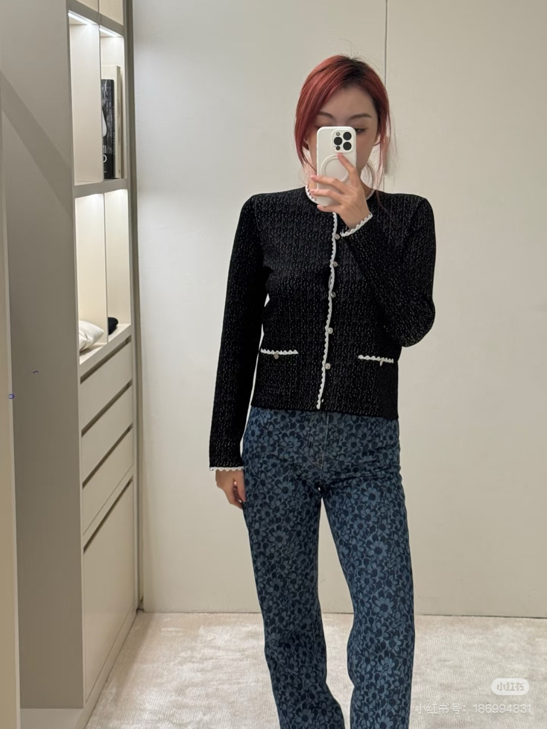 Chan 25fw knitted jacket