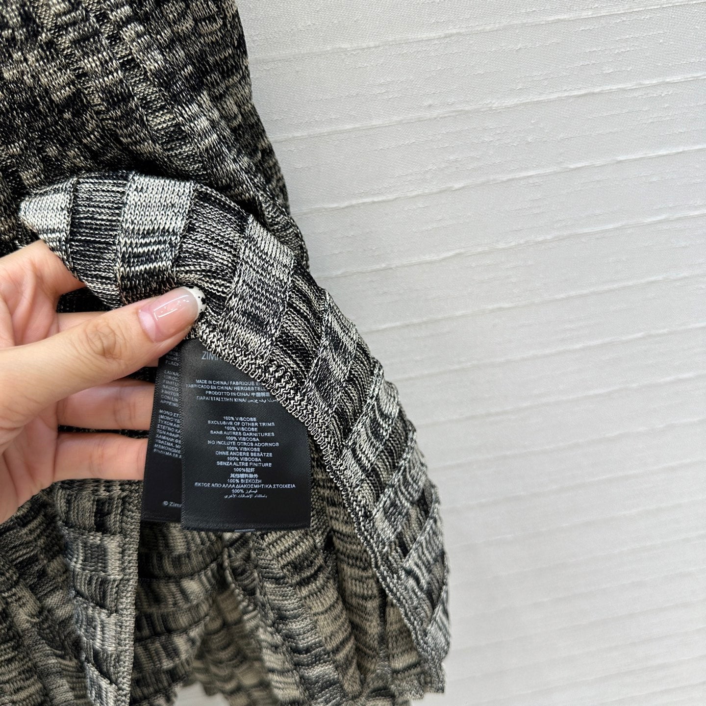 Zimmer 25fw knitted skirts