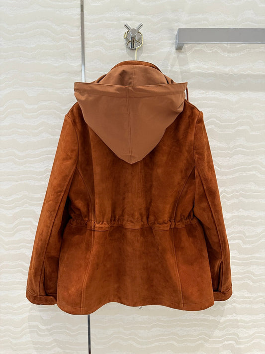 Loro 25fw leather jacket