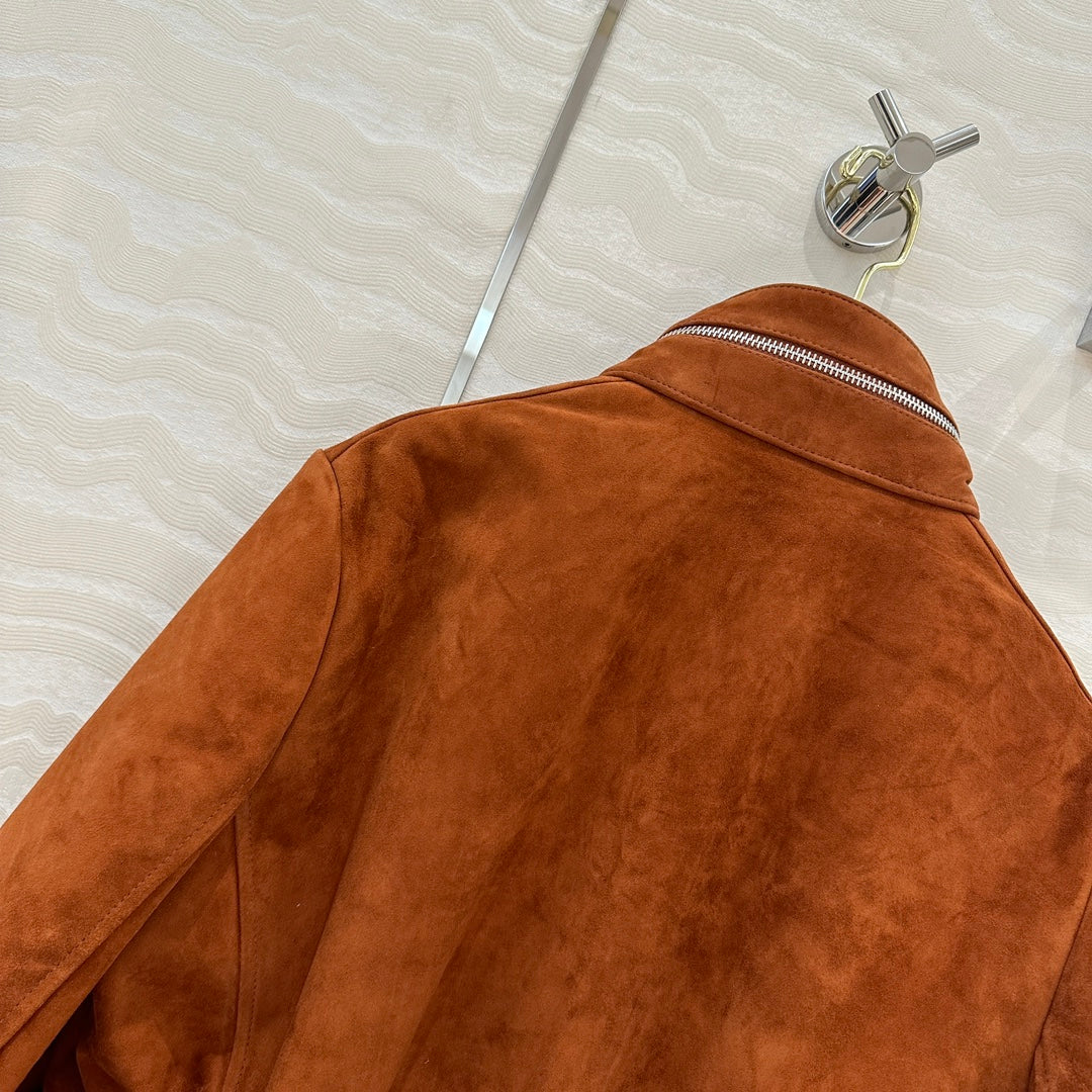 Loro 25fw leather jacket