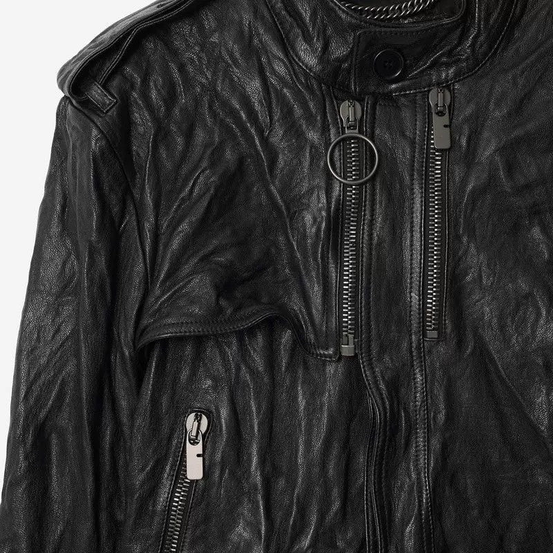 Brune 25fw leather jacket