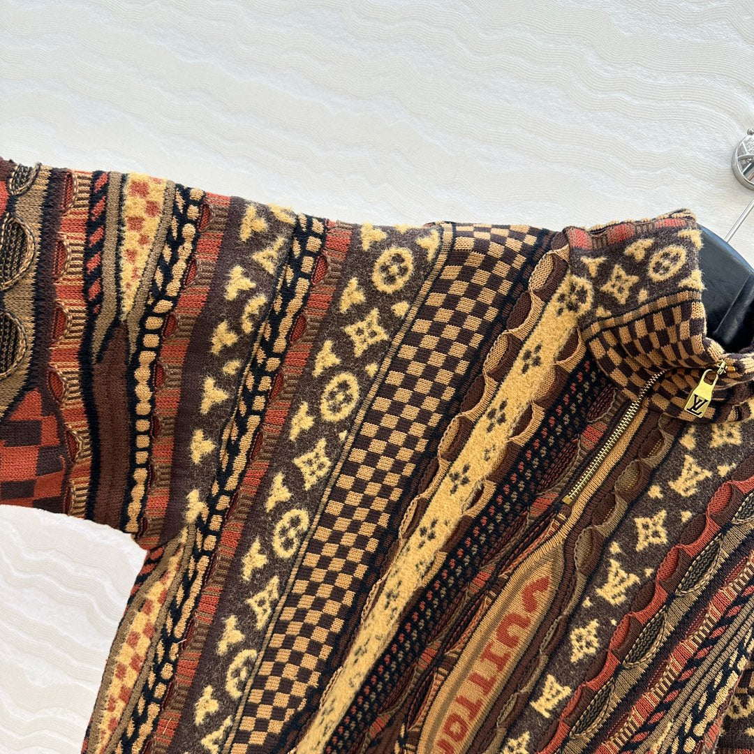 Louis 25fw jacquard sweater
