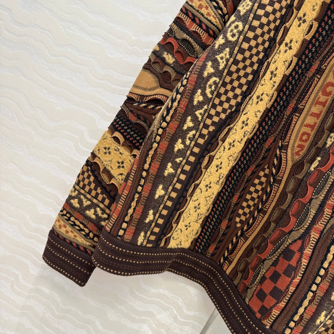 Louis 25fw jacquard sweater