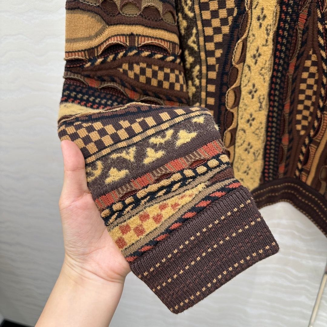Louis 25fw jacquard sweater