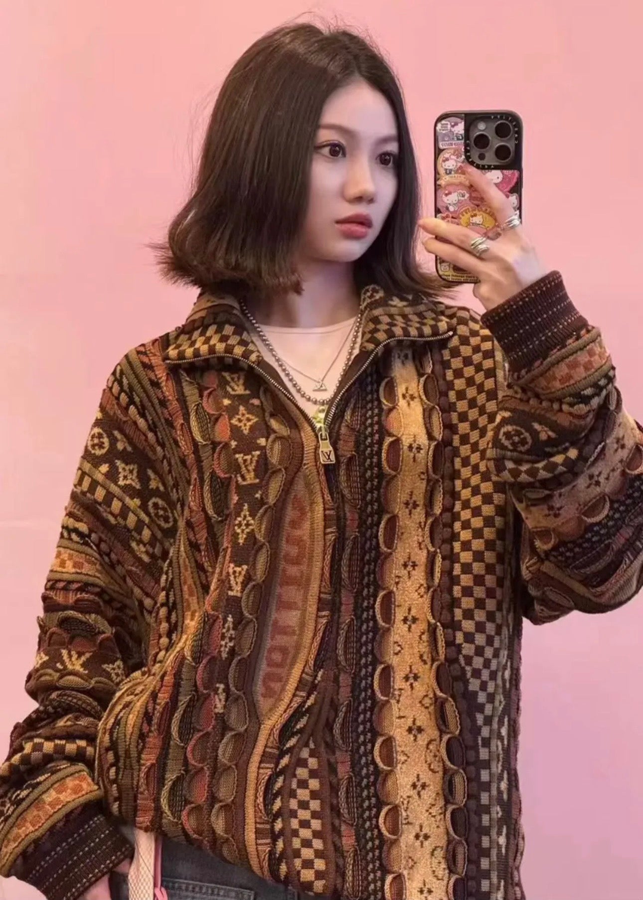 Louis 25fw jacquard sweater