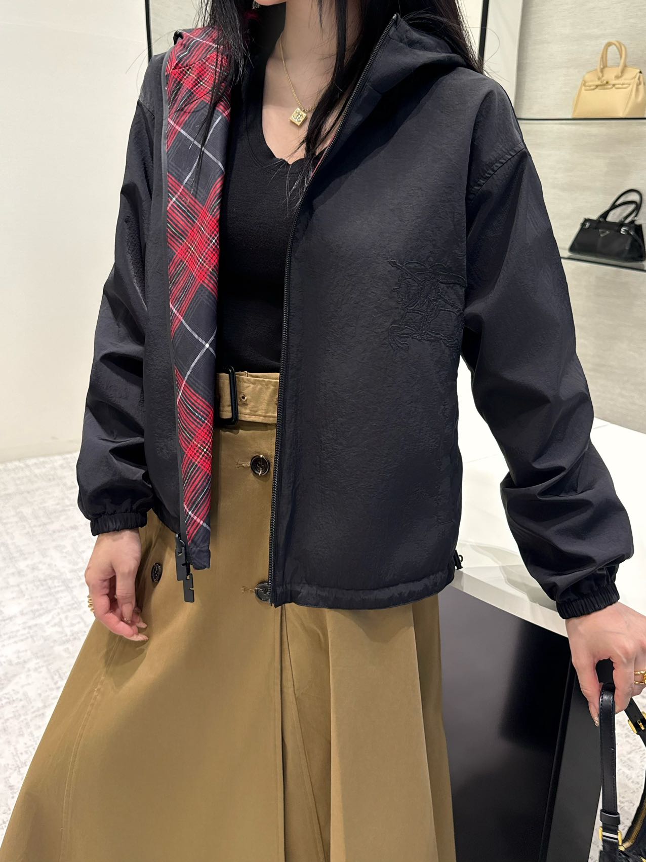 Burber 25fw plaid jacket
