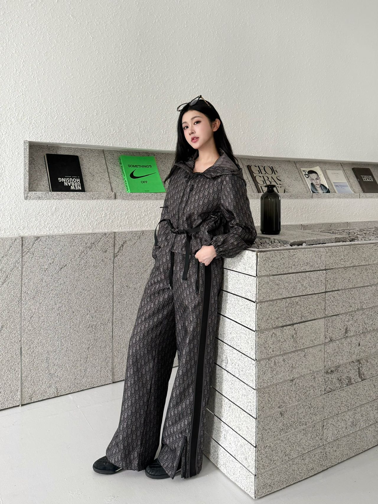 CD 25fw jacquard pants