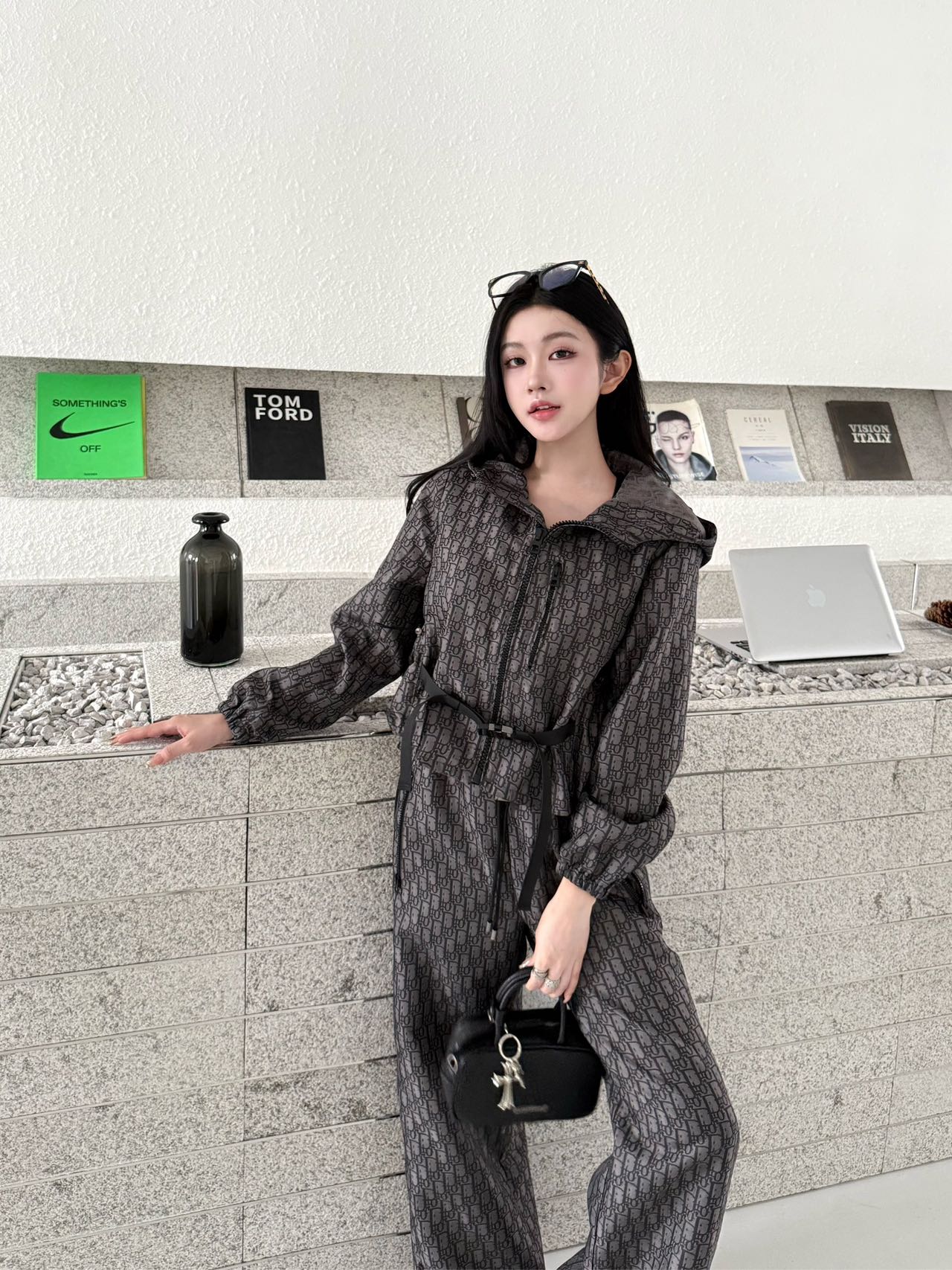 CD 25fw jacquard pants