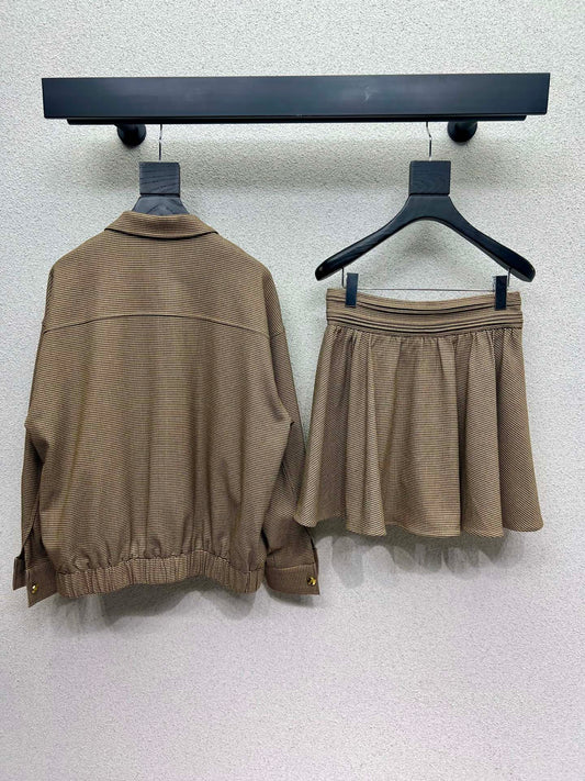 Miu 25fw pleated suit