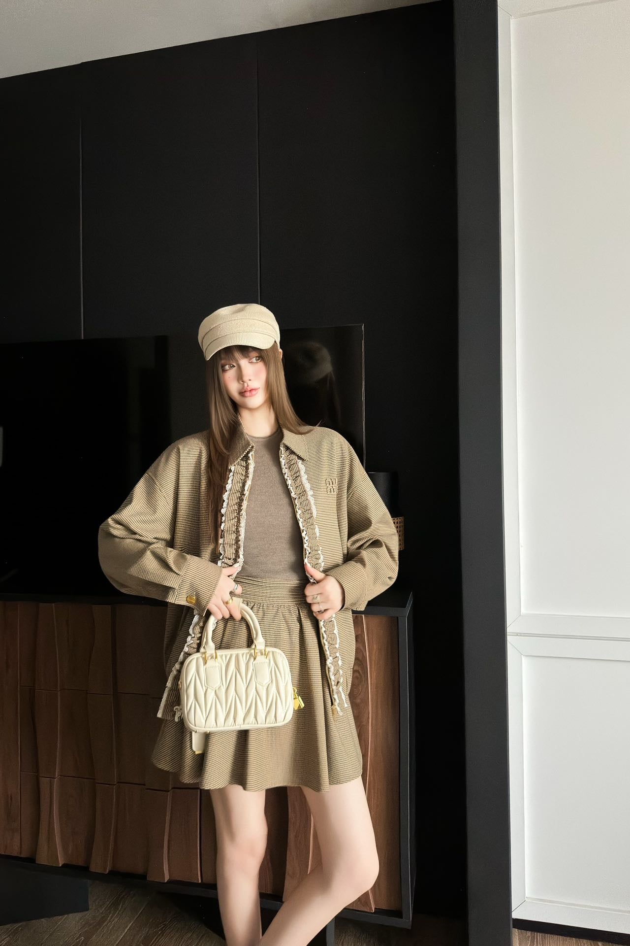 Miu 25fw pleated suit