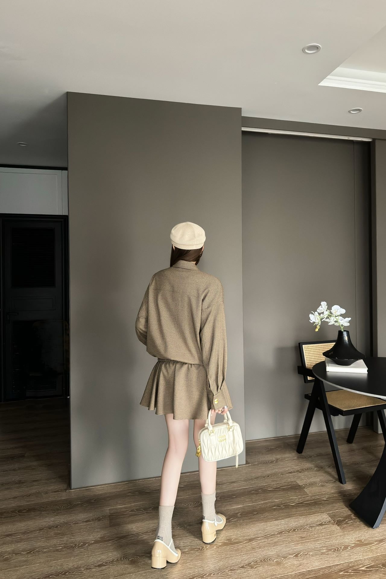 Miu 25fw pleated suit