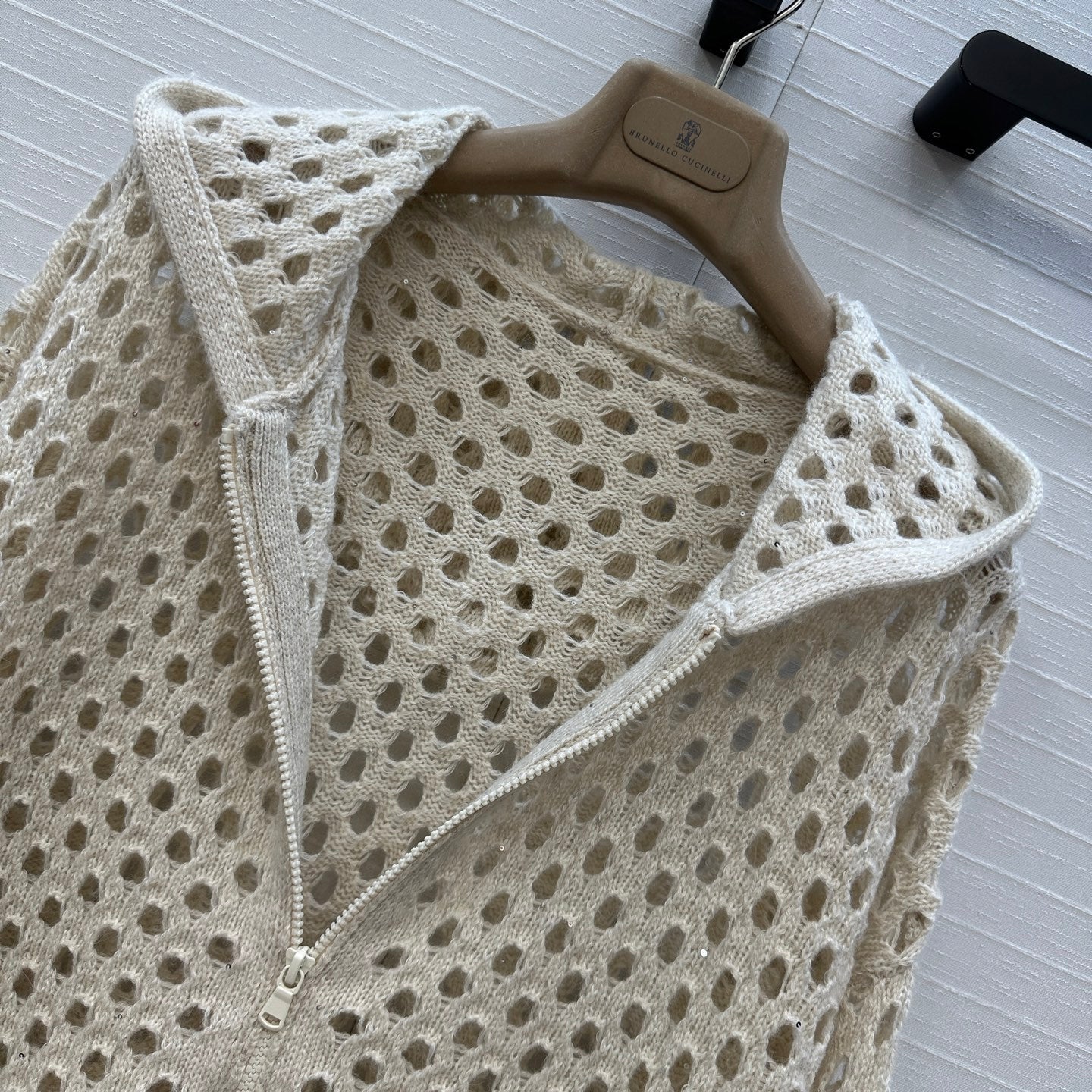 Brune 25fw hoodie cardigan