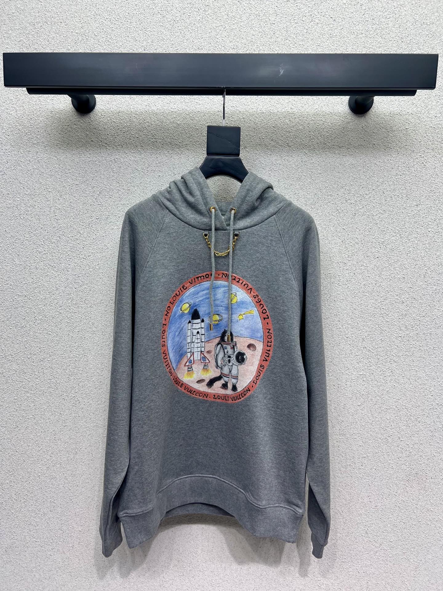 Louis 25fw printed hoodie