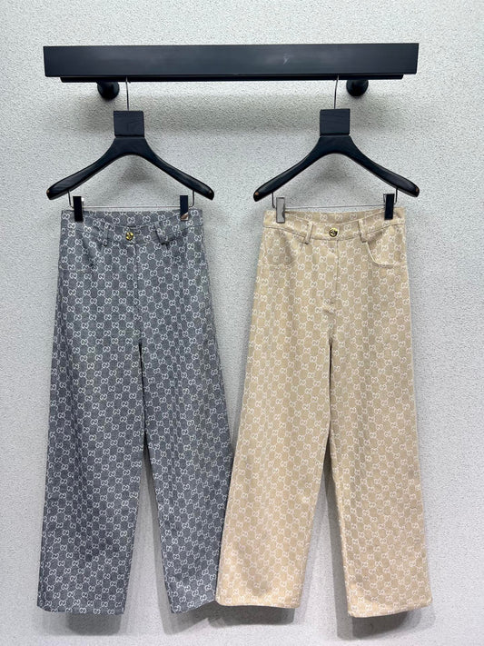 Guc 25fw jacquard pants
