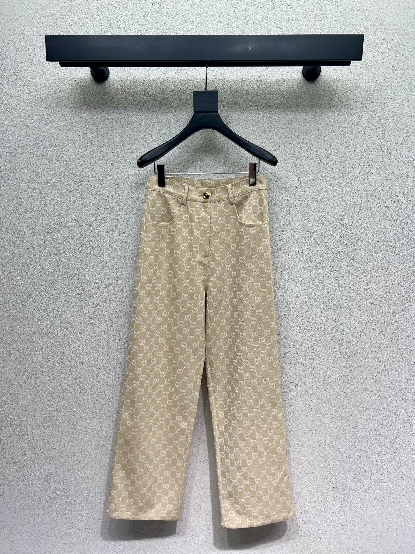 Guc 25fw jacquard pants