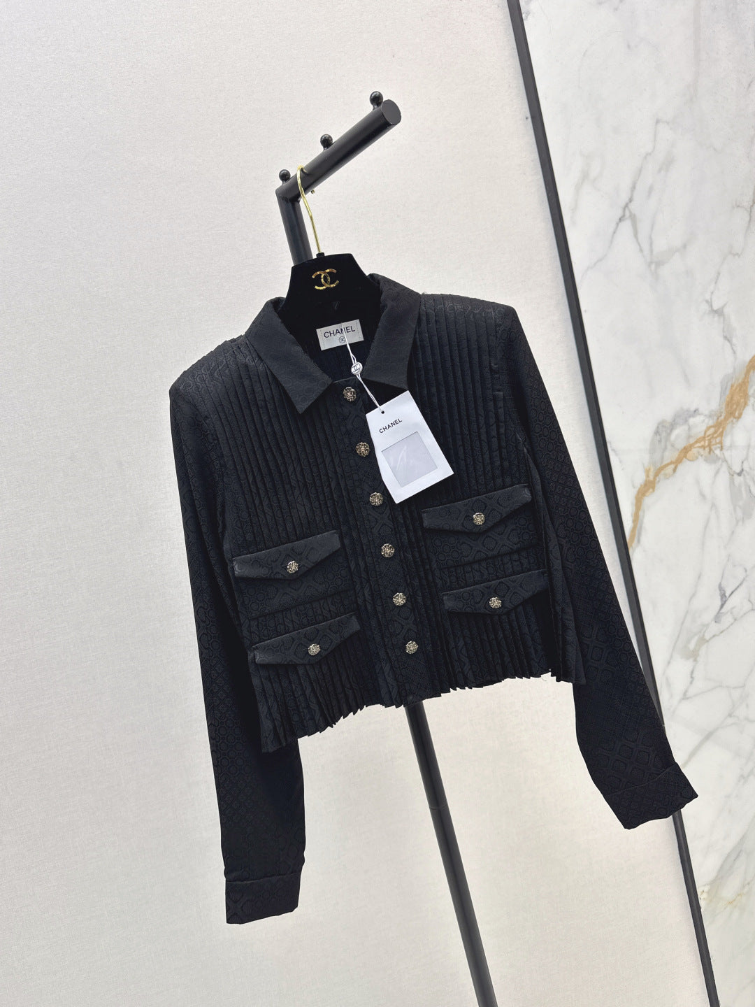 Chan 25fw silk jacket