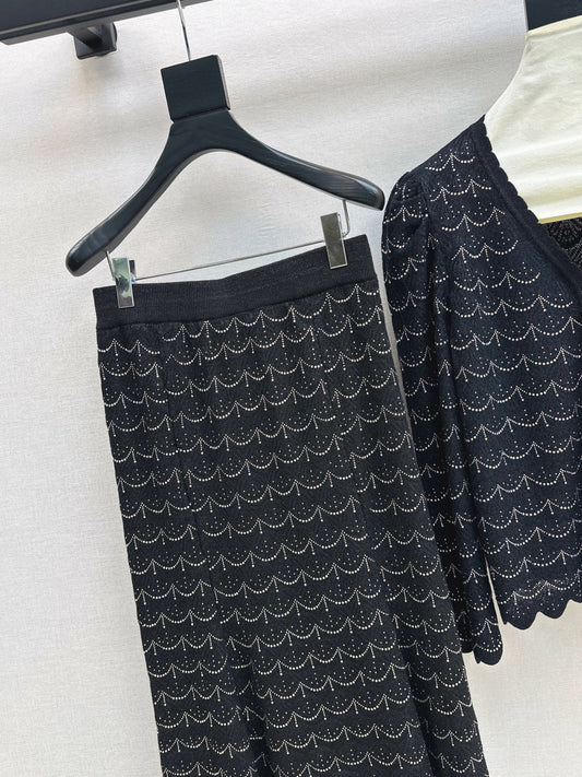 Chan 25fw knitted suit