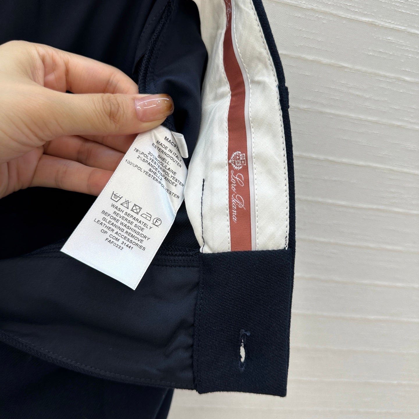 Loro 25fw Lleisure pants