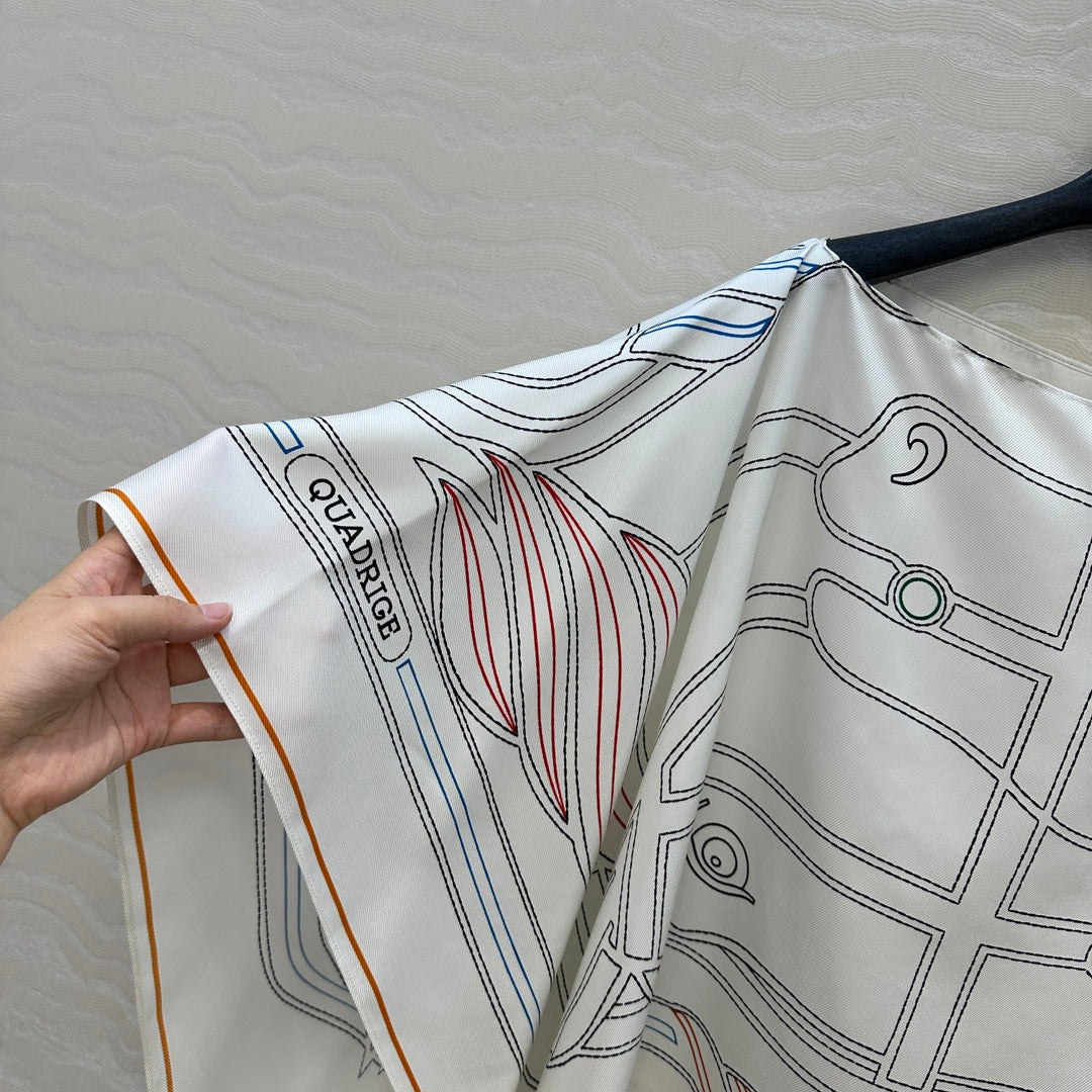 Herm 25fw silk somck