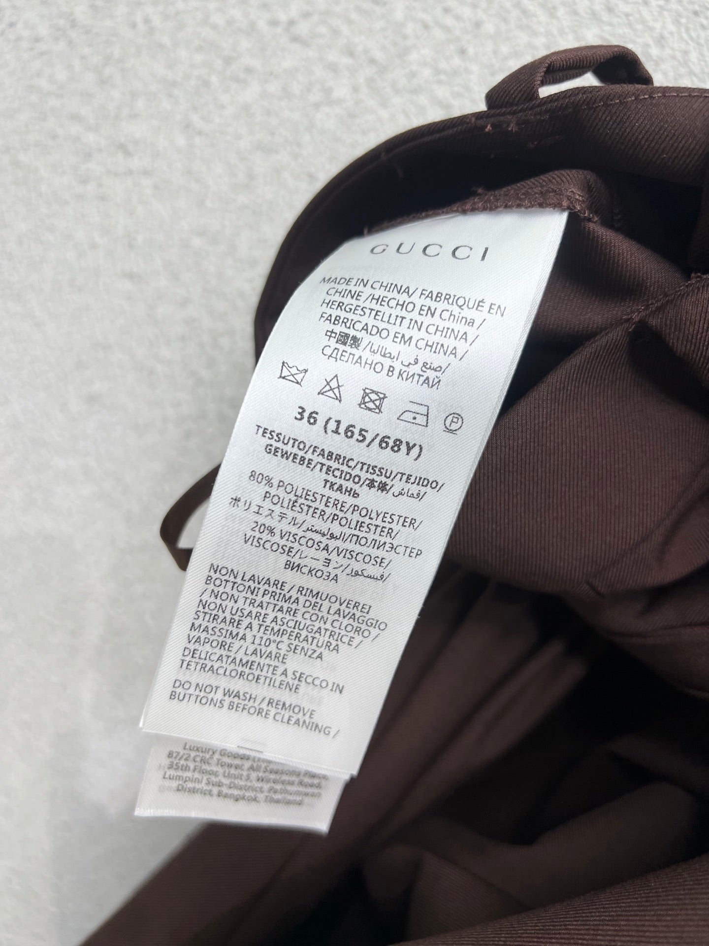 Guc 25fw all-match pants